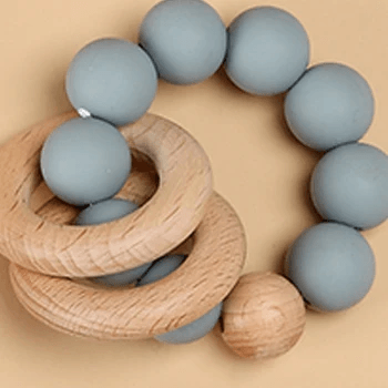 Woodland Whispers Teething Buddy - Slate Blue