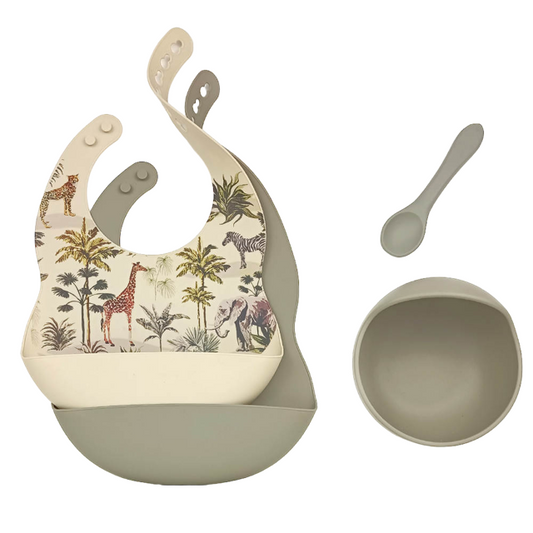 GripSafe™ Feeding Set - Safari Feast