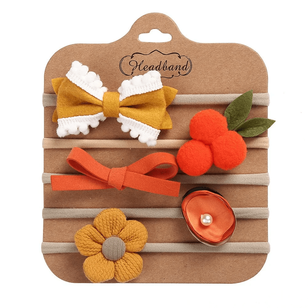 Autumn Spice - Headbands 5 Pack