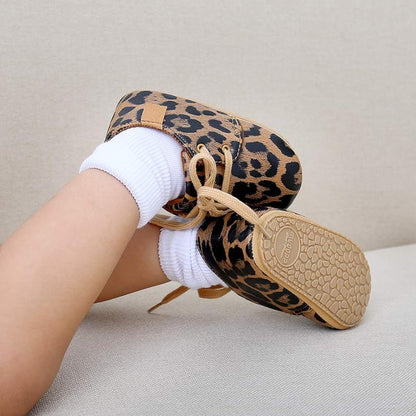 FirstSteps™ Baby Shoes - Leopard Print