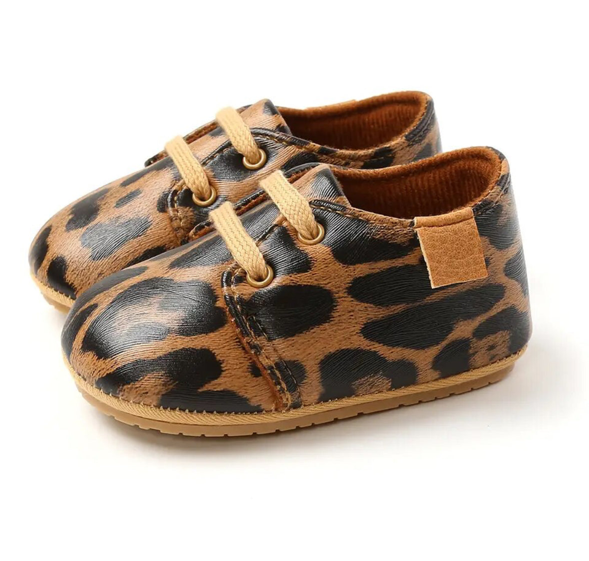 FirstSteps™ Baby Shoes - Leopard Print