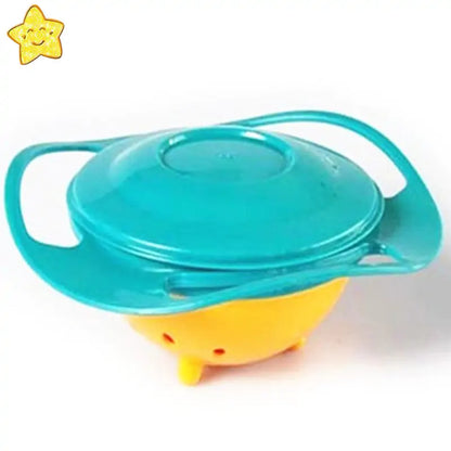 SpinSafe™ Gyro Bowl – 360-Degree Spill-Resistant Tableware for Kids