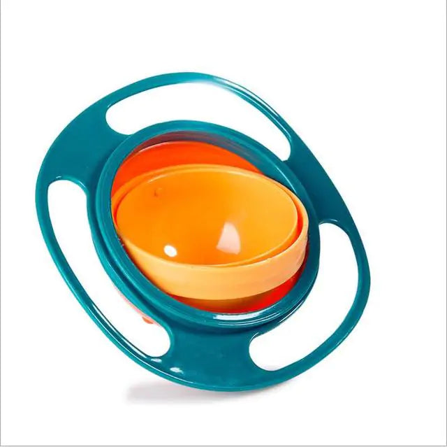 SpinSafe™ Gyro Bowl – 360-Degree Spill-Resistant Tableware for Kids